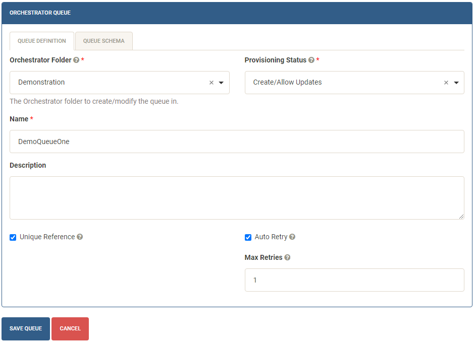 RoboDeploy Configuration Manager Queues