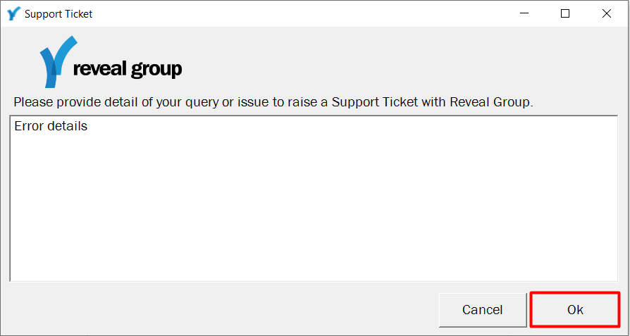 RoboReview Support Ticket Screen 